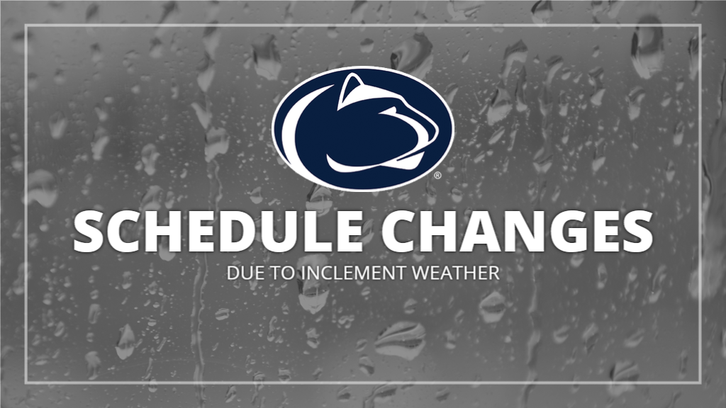 Weather-Related Schedule Changes this Week