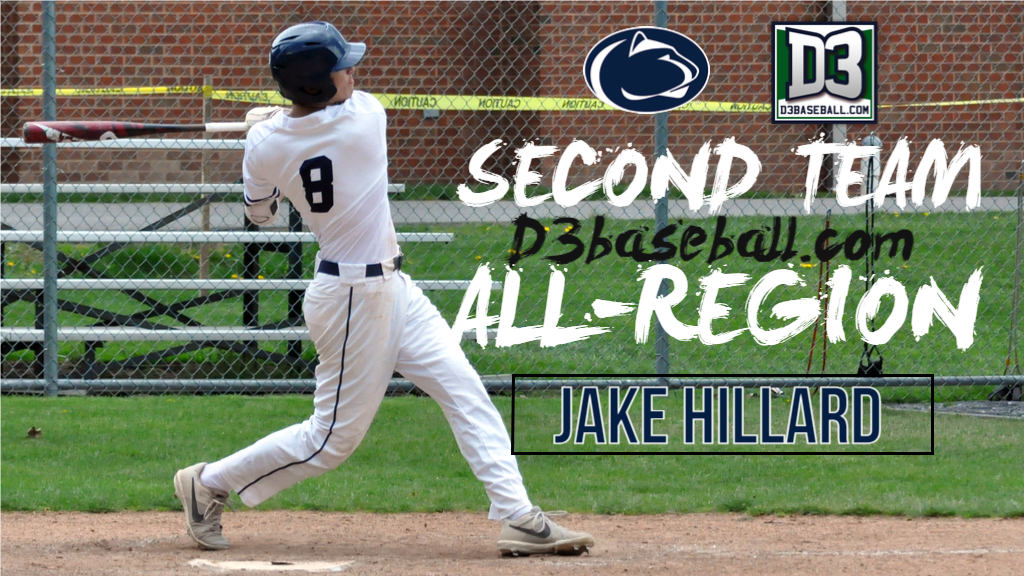 Hillard Selected Second Team All-Region by D3baseball.com