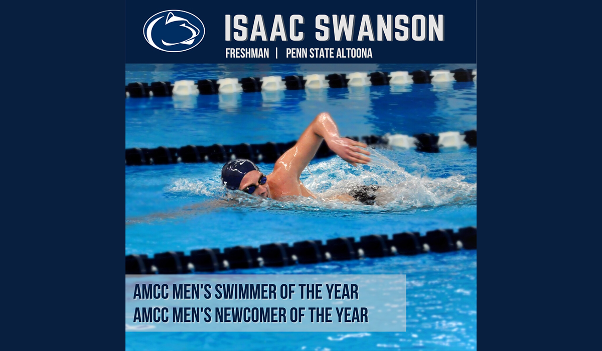 Swanson Headlines AMCC Men&rsquo;s Swimming All-Conference Team