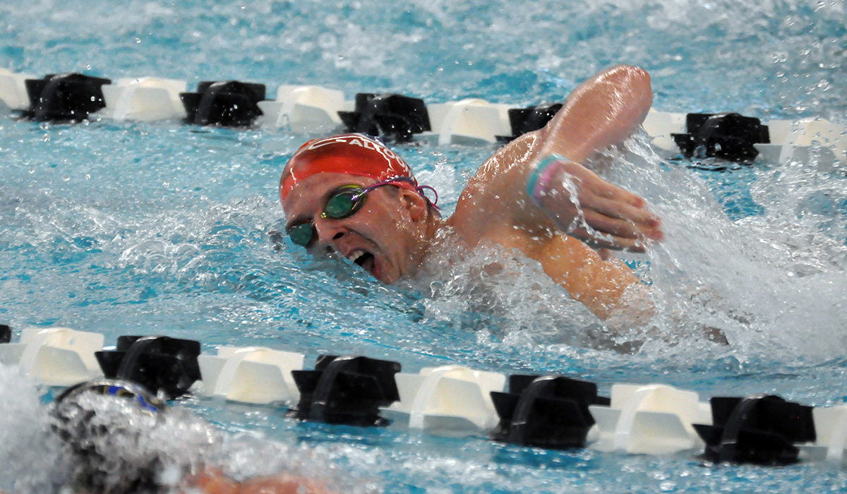 Men&rsquo;s Swimming Places Third at AMCCs, Sets New Team Points Record