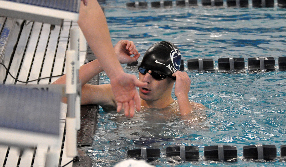 Men&rsquo;s Swimming Overpowers Pitt-Bradford in 127-67 Road Win
