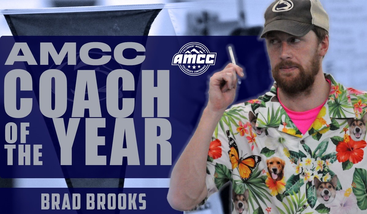 Brooks Voted AMCC Coach of the Year; Eight Men&rsquo;s Swimmers Achieve All-AMCC Status