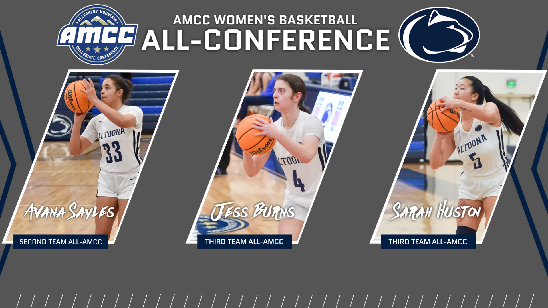 Women&rsquo;s Basketball Lands Three on All-AMCC Team
