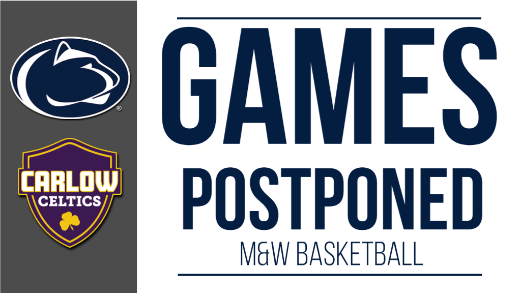 Wednesday Basketball Games Postponed Due to Weather