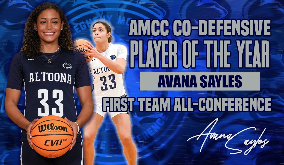 Sayles, McCracken Voted to AMCC All-Conference Team