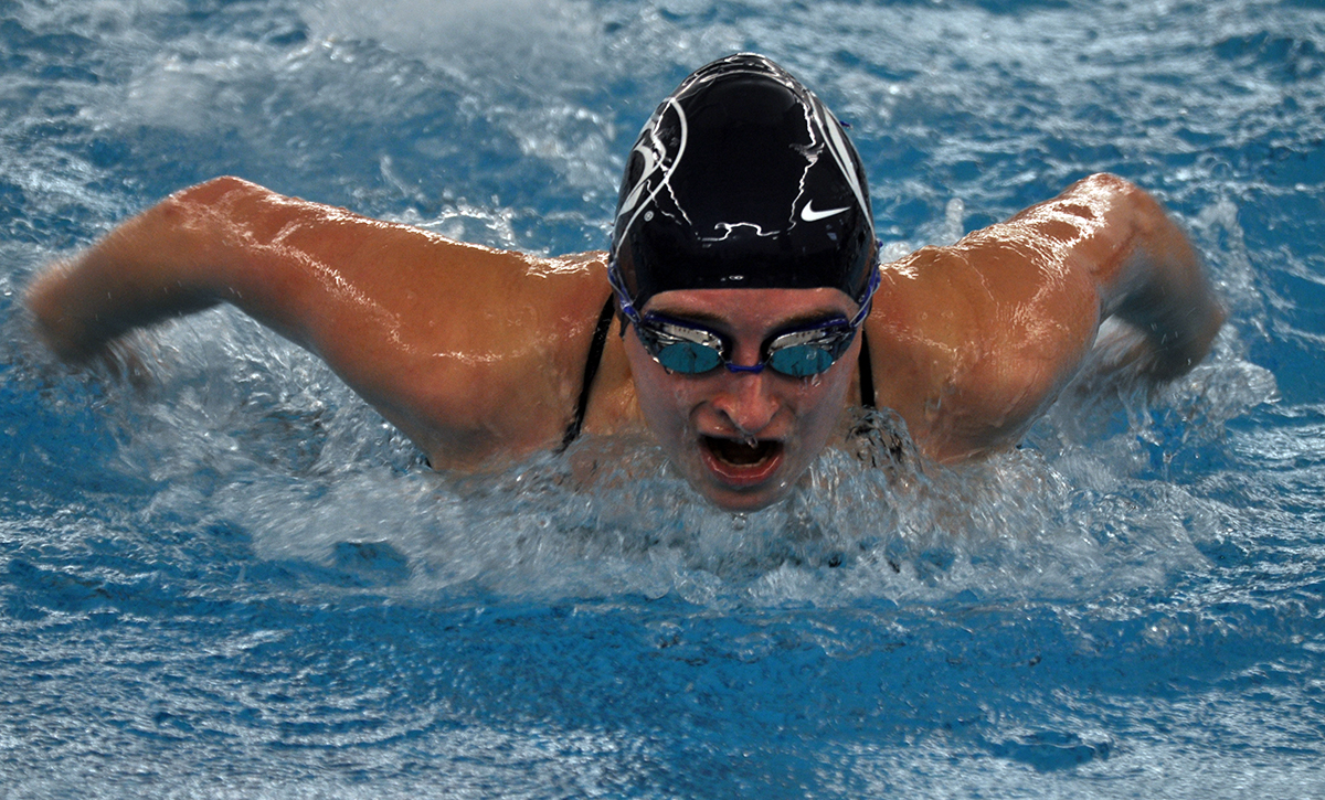 Lady Lions Swimming in Fourth After Day Two of AMCC Championships