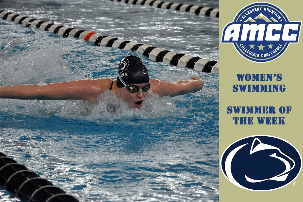 Dangelo Earns Eighth AMCC Women&rsquo;s Swimmer of the Week Honor