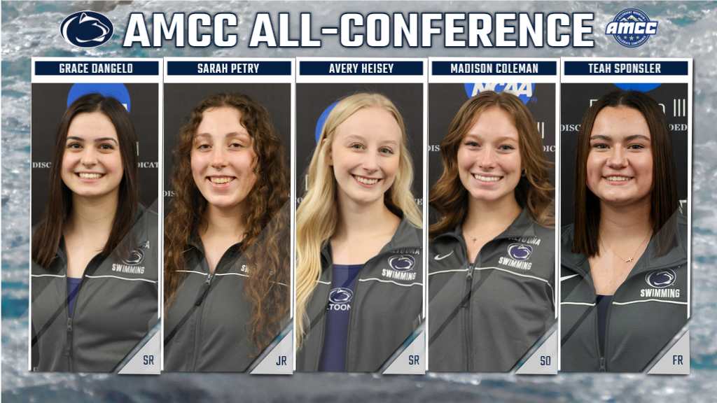 Women&rsquo;s Swimmers Take All-AMCC Honors in 10 Events