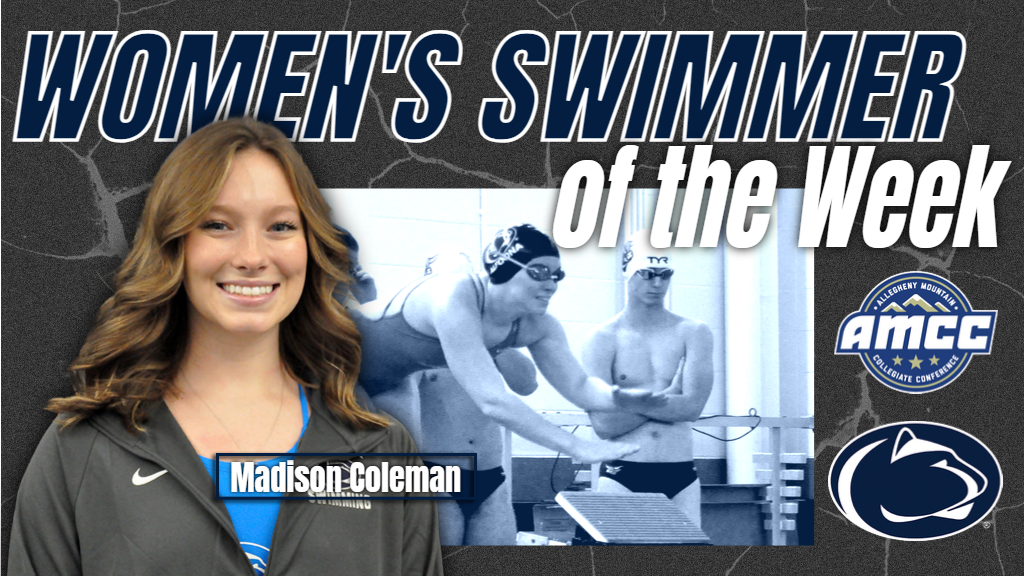 Coleman Chosen as AMCC Women&rsquo;s Swimmer of the Week