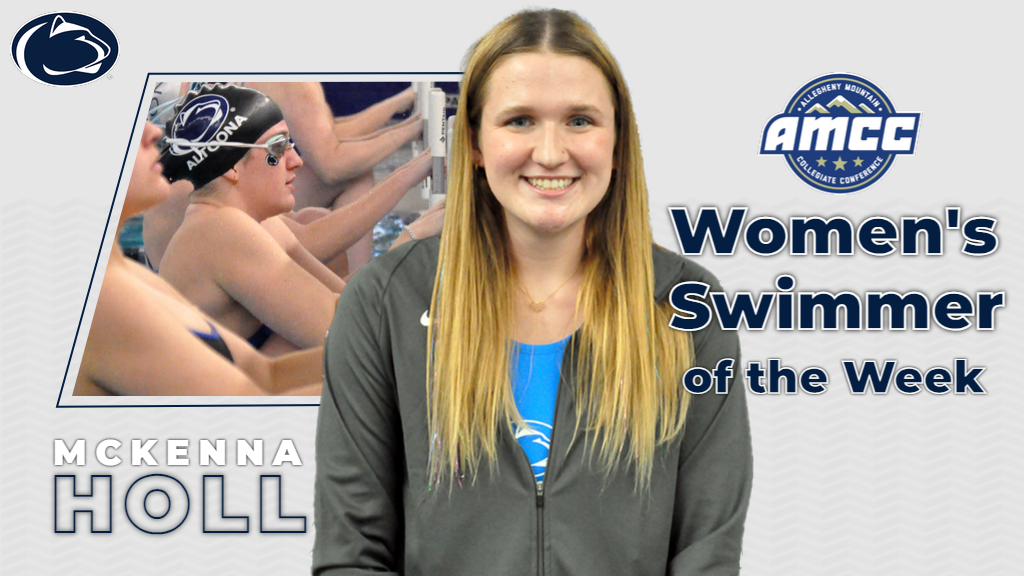 Holl Named AMCC Women&rsquo;s Swimmer of the Week