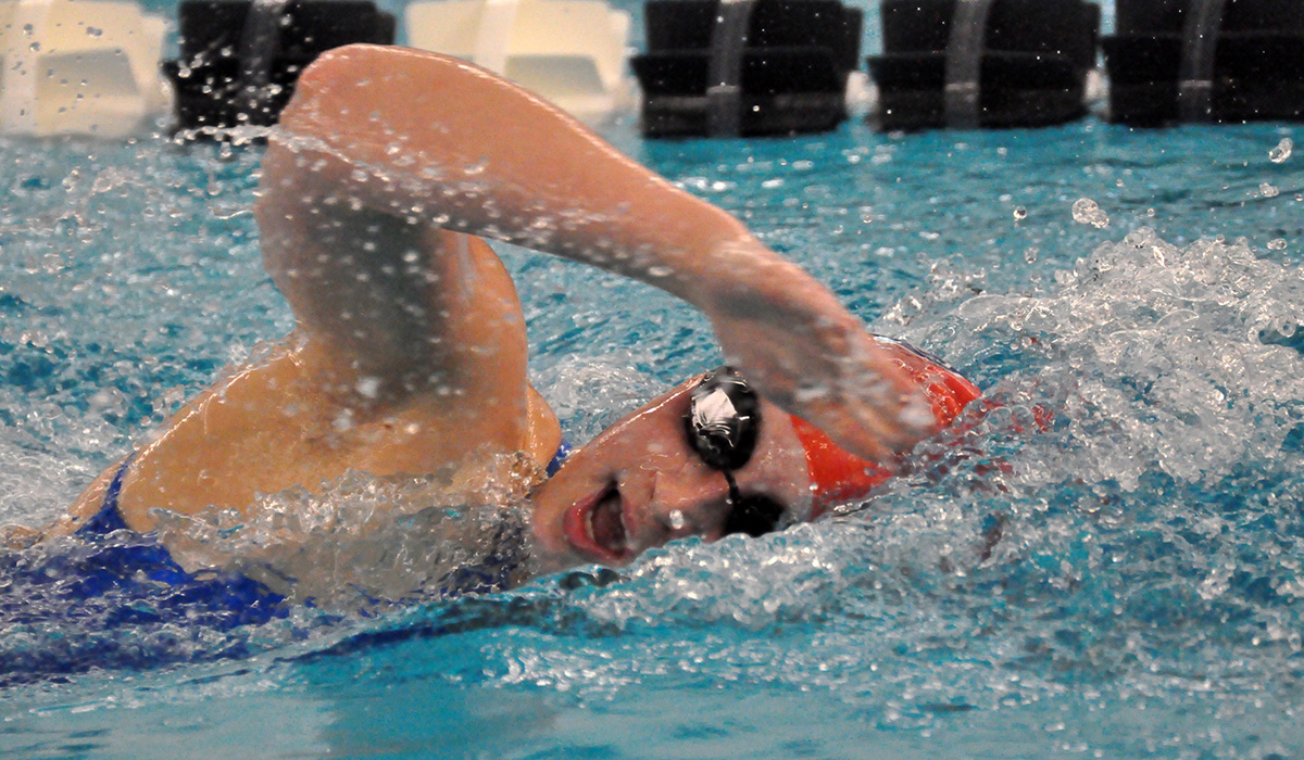 Women&rsquo;s Swimming Topples Pitt-Bradford with 129-43 Win