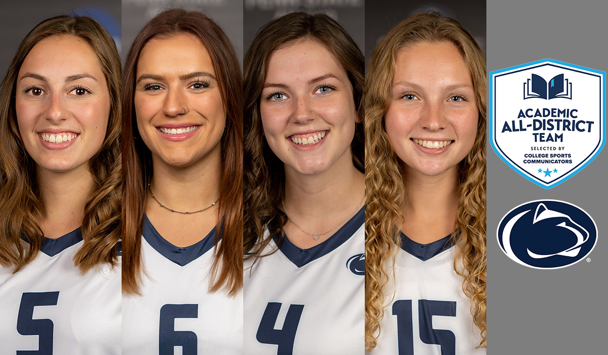Four Women&rsquo;s Volleyball Players Named to Academic All-District Team