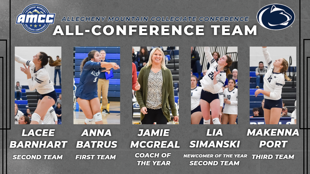Five Earn Women&rsquo;s Volleyball Postseason Awards from AMCC