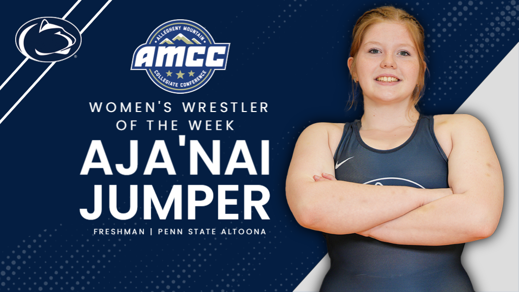 Jumper Selected AMCC Women&rsquo;s Wrestler of the Week